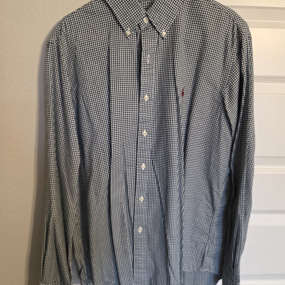 Polo Ralph Lauren Green Checkered Shirt